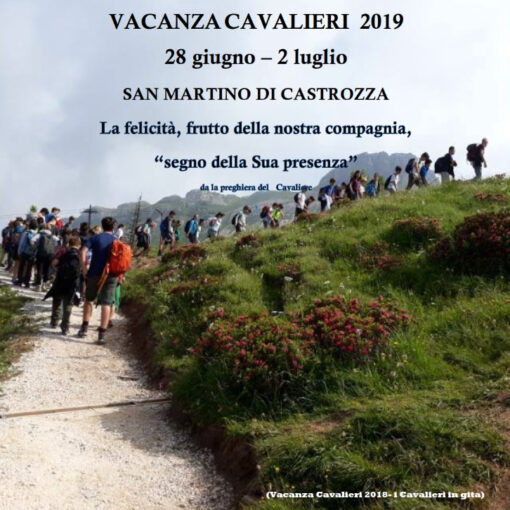 Vacanze Cavalieri 2019